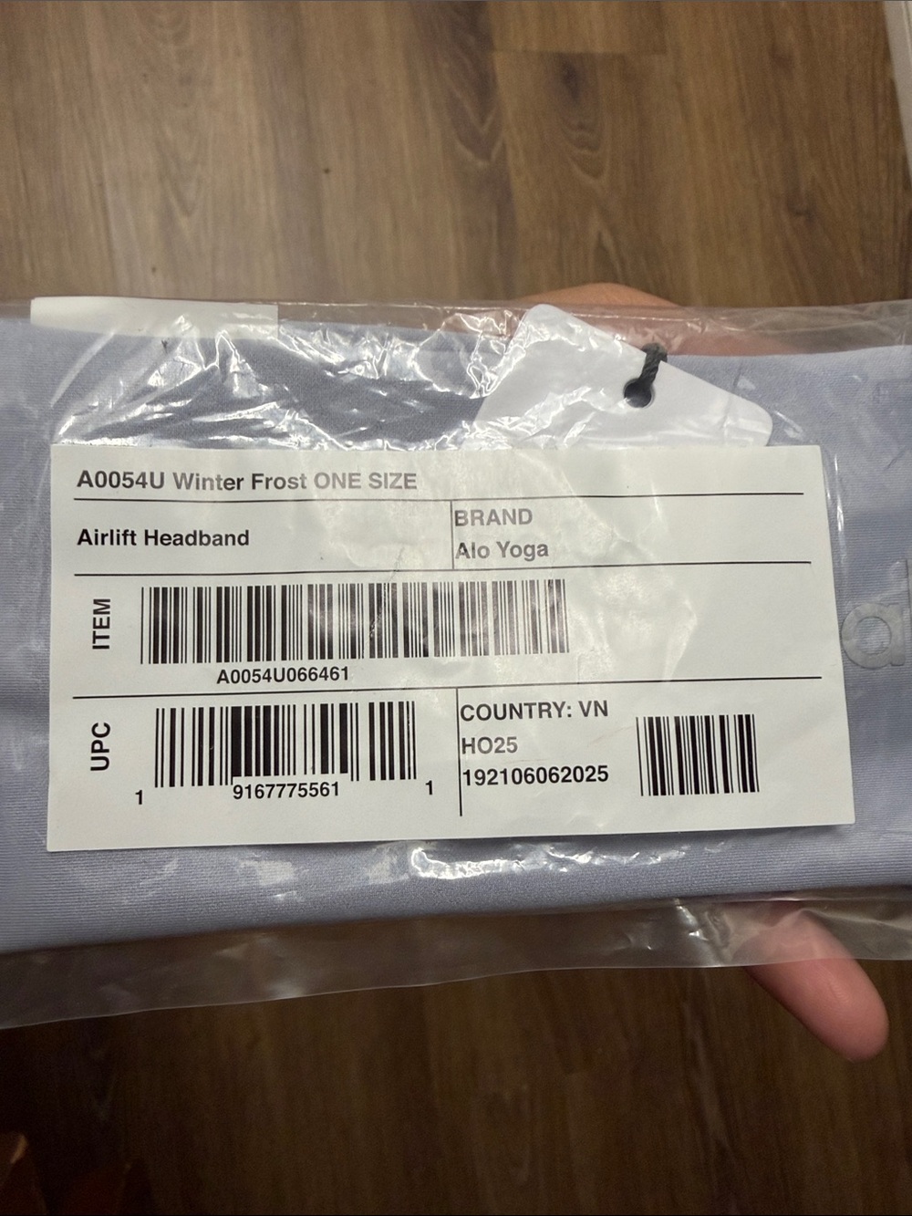 Airlift Headband Label